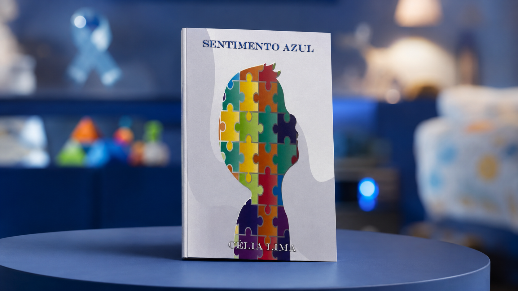 Livro Sentimento Azul, de Célia Lima